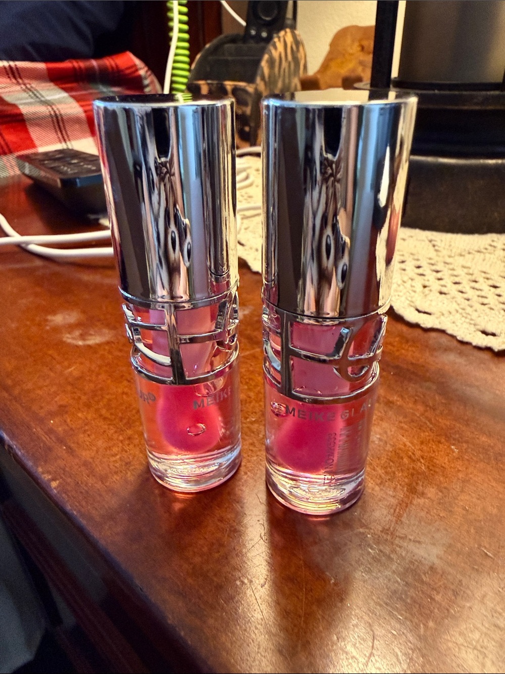 Pink Lip Gloss Duo - Hydrating Sheer Shine